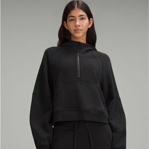 Lululemon cropped half zip scuba hoodie